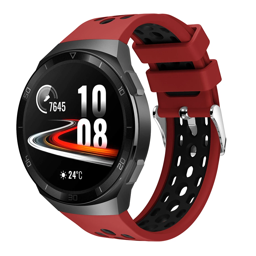 Силиконовый ремешок для смарт-часов Huawei Watch GT2e GT 2e