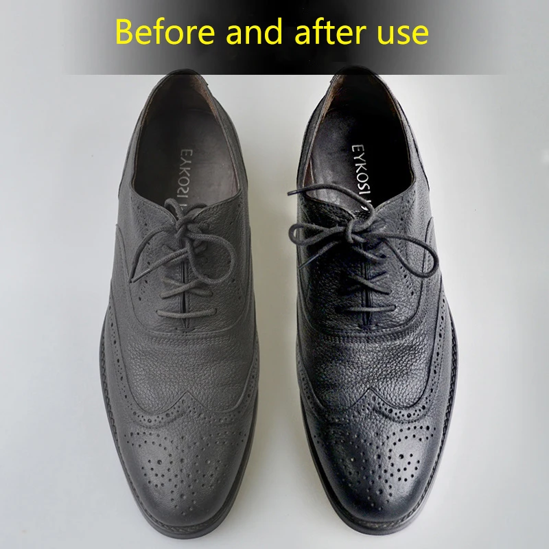 Цельная бесцветная губка для чистки кожаной обуви, осветляющая губка, инструмент волнистой формы, быстросохнущая губка, воск для полировки обуви