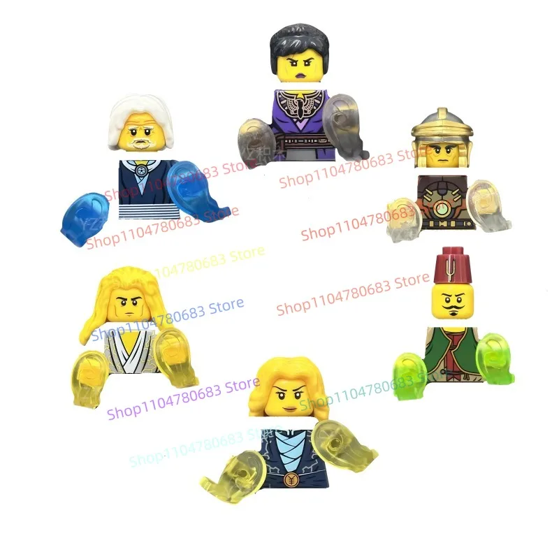 Moc primeira geração mestre ninja mini figura de ação montagem modelo exibição anime acessórios dos desenhos animados brinquedo presente decoração