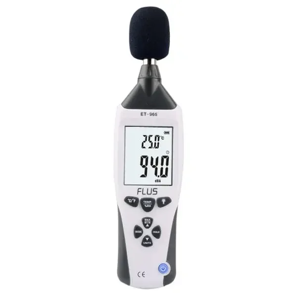 2025 ULF ET-965 5 in 1 Multifunctional Environment Indicator Light Meter Sound Meter Humidity / Temperature Meter Anemometer