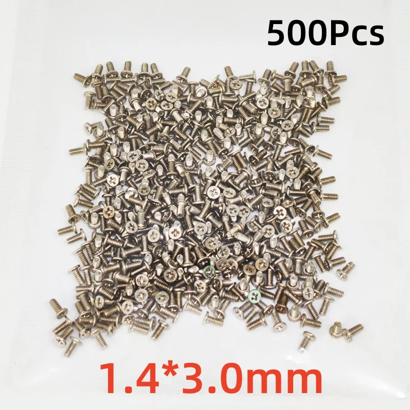 500pcs/Lot 3.0mm 3.5mm Screws For Samsung/Xiaomi/Lenovo/Moto/ASUS/TCL/Nokia OPPO/Vivo/LG/Redmi Honor Mobile Phone Screw Bolts