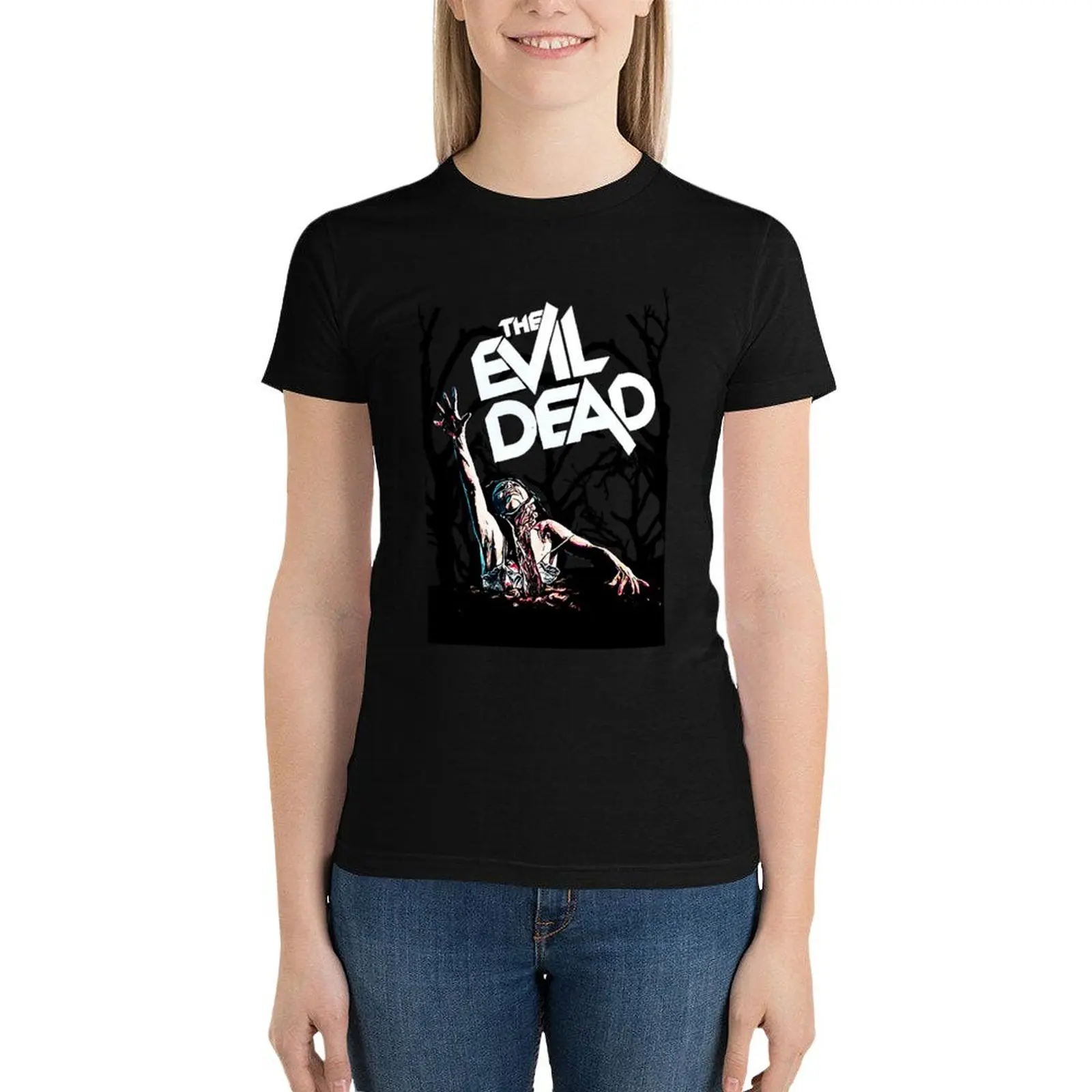 Evil Dead T-Shirt Blouse funny shirts graphic tees graphics tight shirts for Women