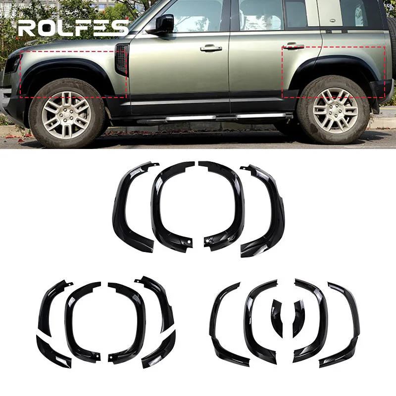

Suitable for The 20-25 models of Land Rover Defender 90/110/130 Black Knight widened wheel arch appearance wide-body modificatio