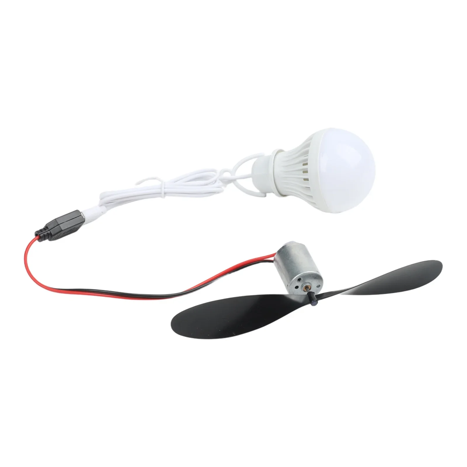 Educational Wind Turbine Motor Blade Set With Generator And USB 5W Bulb For DIY Teaching And Renewable Energy Projects