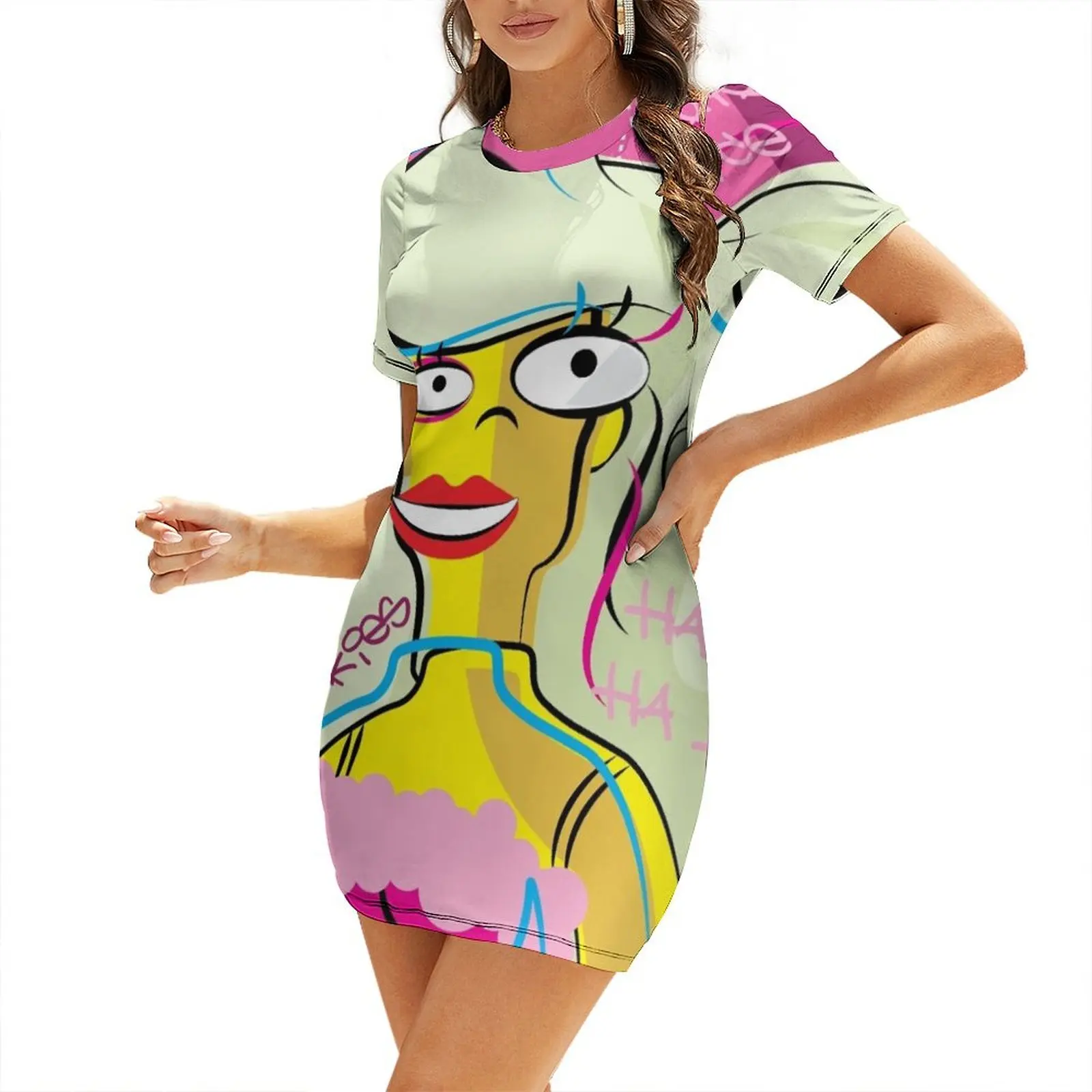 

don't ask me! Short-Sleeved Dress dresses for womens 2025 Summer women's clothing Dress