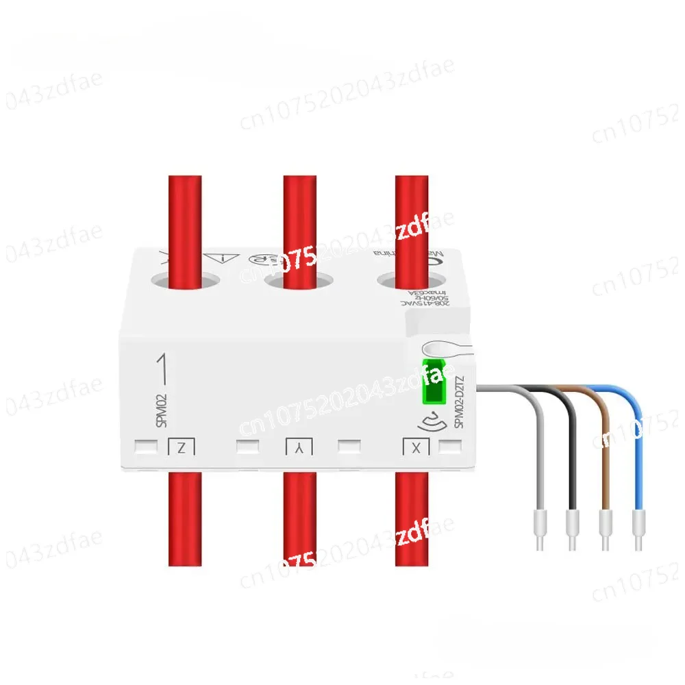 

Smart Energy Meter 3 Phase 4 Wire Power Monitor Sensor Zigbee2MQTT Home Assistant 208V 415V