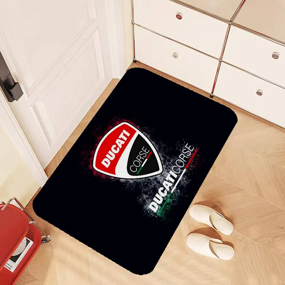 D-DucatiS Motorcycle LOGO Room Mats Anti-slip Absorb Water Long Strip Cushion Bedroon Mat Household Carpets