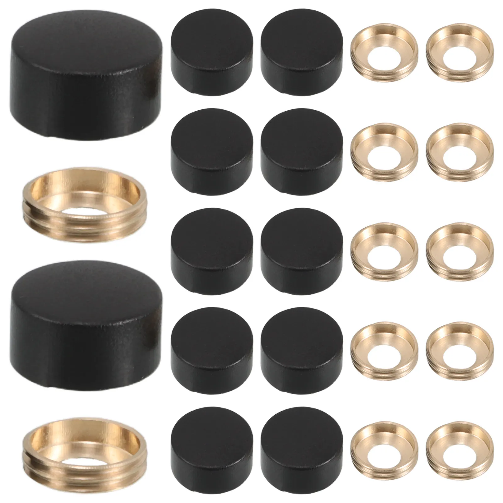 20Pcs Plastic Screw Cap Protectors Dome Head Covers Dust Water Resistant Plastic Screw Head Protectors for Furniture Appliances