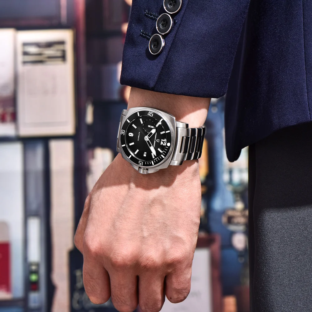 PAGANI DESIGN Watches Sapphire Crystal Luxury Automatic Mechanical Watch For Men Stainless Steel 2025 New Waterproof Chronograph
