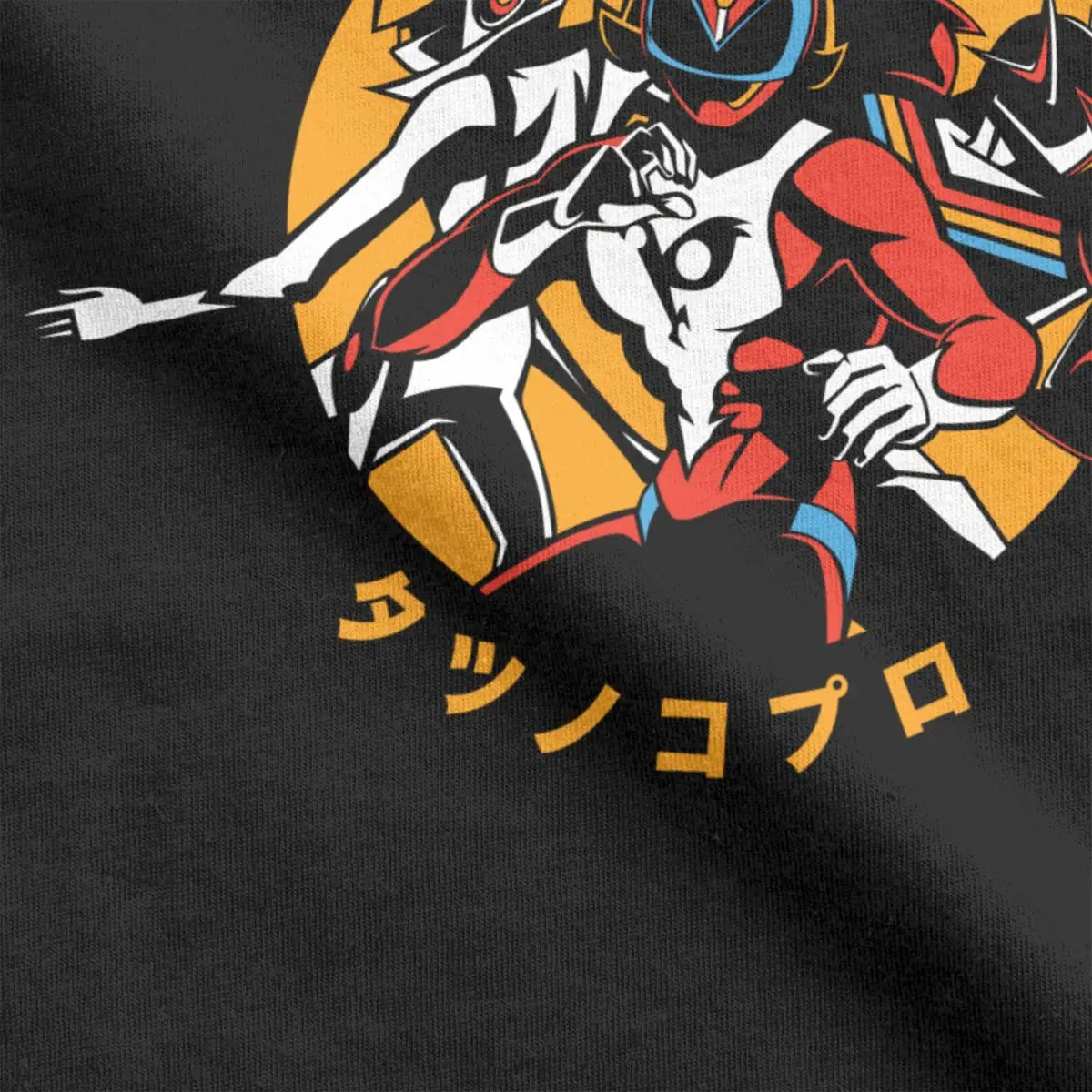 เสื้อยืดคอกลมแขนสั้นสไตล์วินเทจผ้าคอตตอนพิมพ์ลายซุปเปอร์ฮีโร่จากญี่ปุ่น152สาม100% อนิเมะเสื้อยืดผ้าฝ้าย