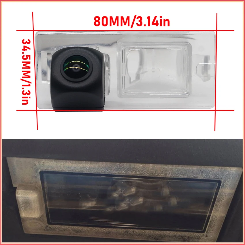 Car Fish Eyes Night Vision Waterproof Car Reversing Back Up Camera For Fiat 500 500C 500S Abarth 2007~2018 CCD AHD high quality