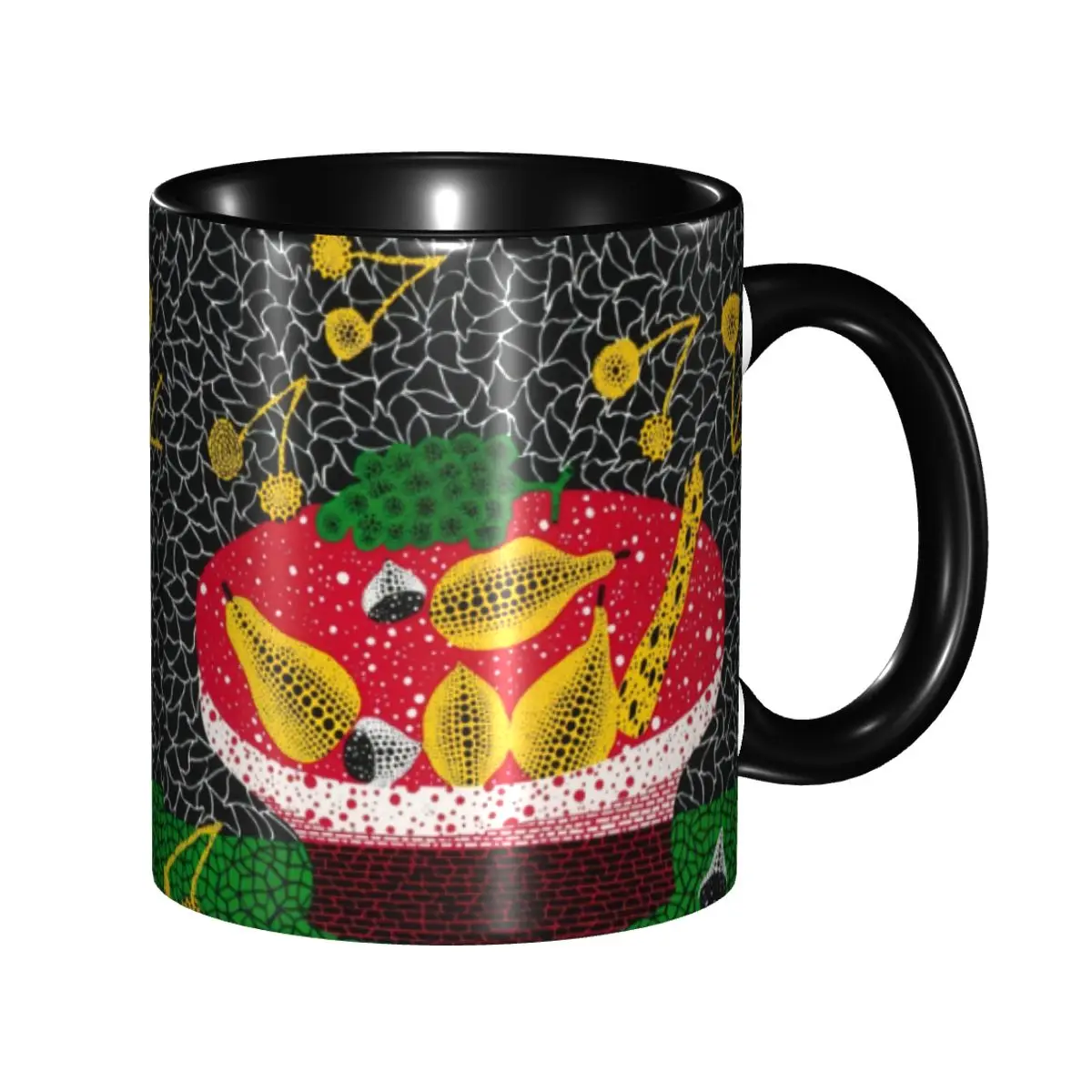 

Japanese Pop Art Yayoi Kusama Coffee Mugs DIY Customized Ceramic Mug Cup Creative Present