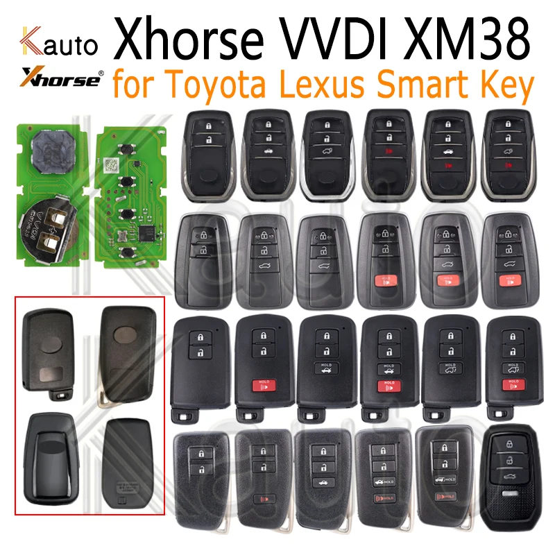 Xhorse Auto Remote Key Generate By Plus Max VVDI2 MINI Key Tool for Toyota Lexus XSTO01EN 8A 4D 4A Chip VVDI XM38 Smart Car Key