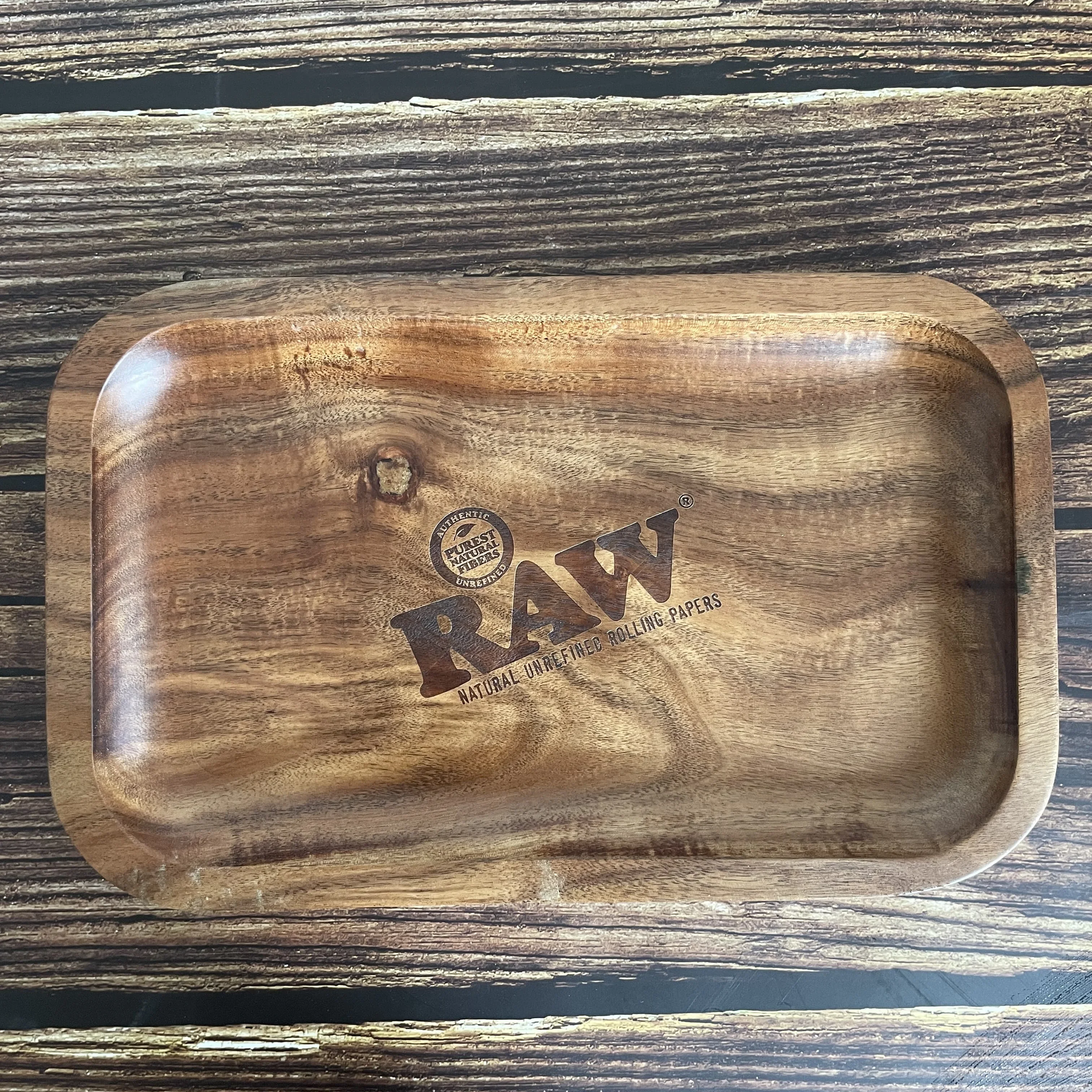 Acacia Wood Rolling Tray