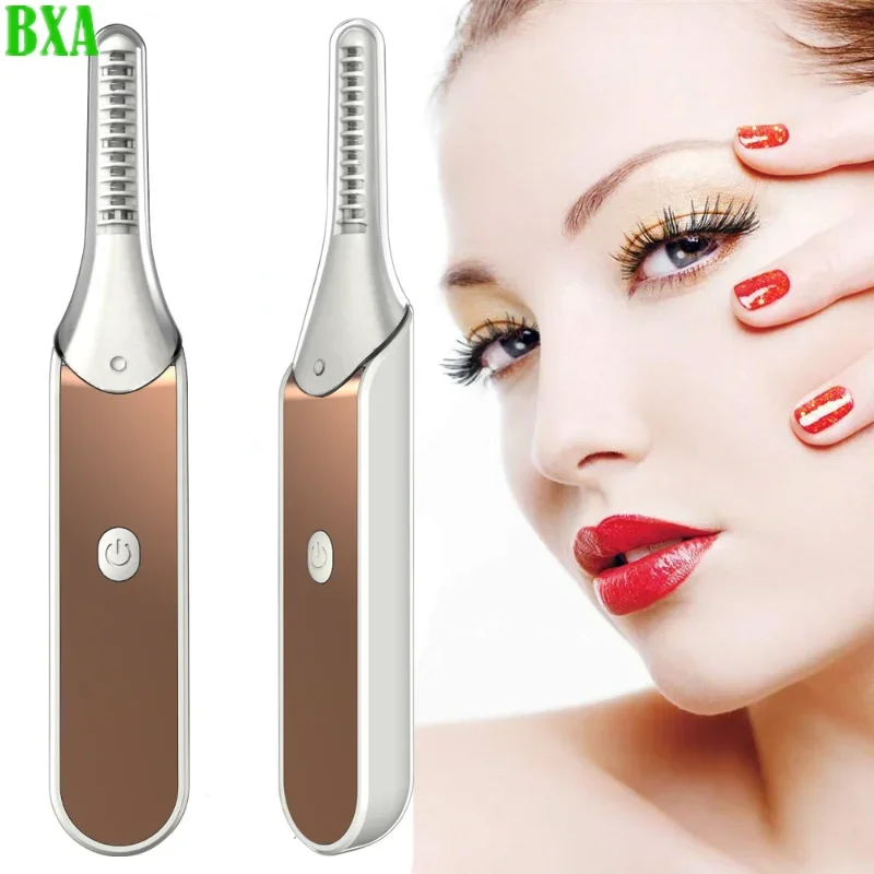 NEW LCD Electric Heating Eyelash Curler Eyelash Curler Makeup Lasting Eyelashes Natural Curling USB Charging