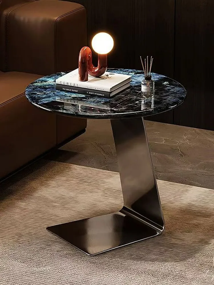 DIY stainless steel coffee table tripod sofa rock slab edge few small table legs support base back table corner wrought iron bra