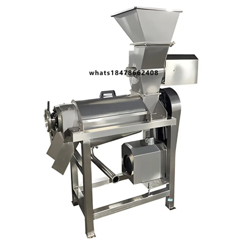 

Large-scale Stainless Steel Crushing Screw Juicer for Fruit and Vegetable Juice Processing Equipment, Industrial Juicer.