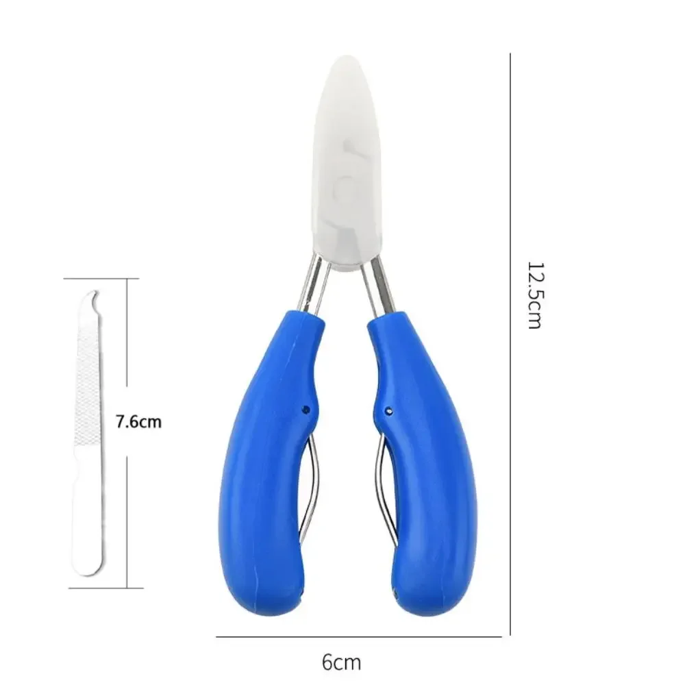 New Curved Nail Clippers Foot Care Black Paronychia Remover Stainless Steel Manicure Tools Ingrown Toenail Correction Nippers