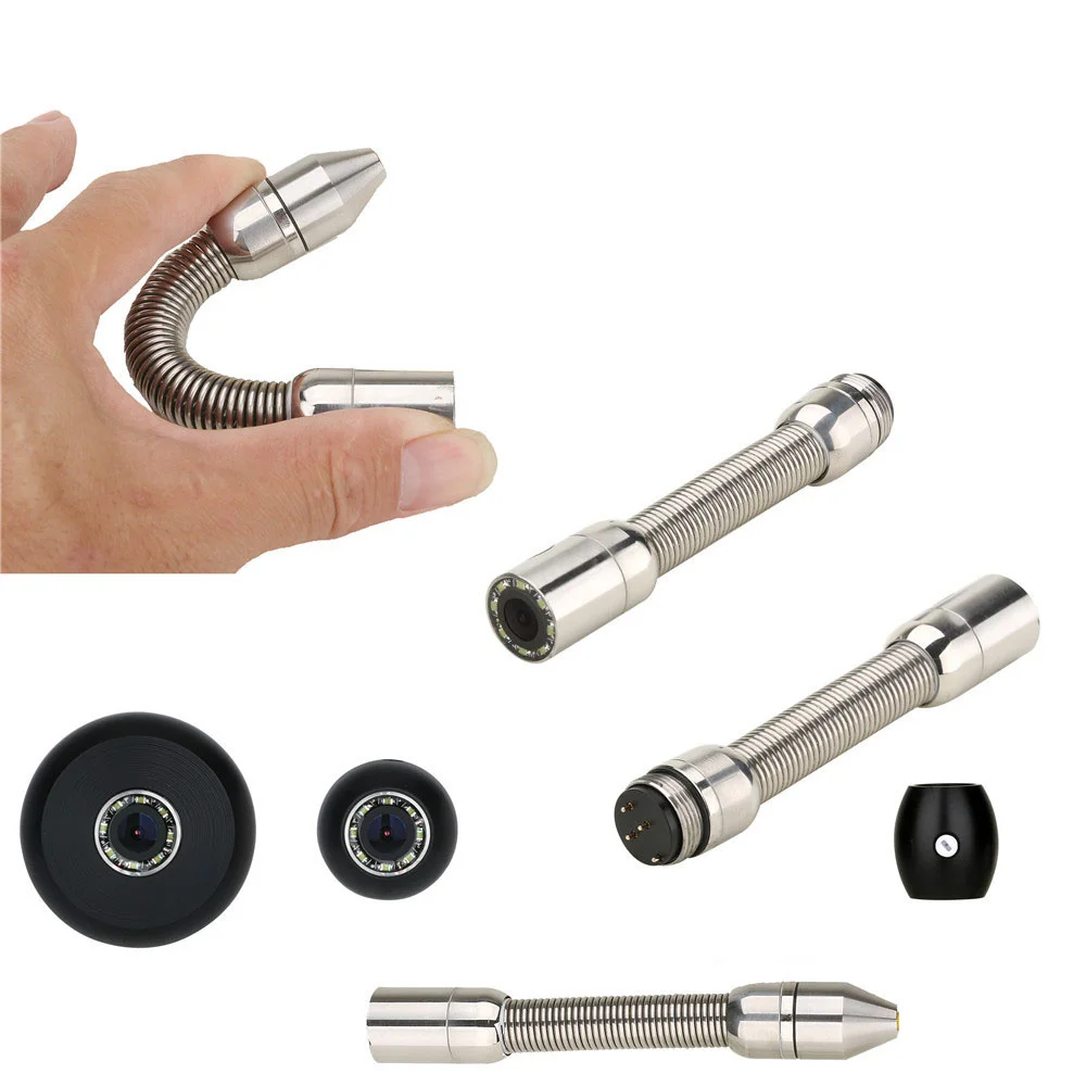 9in Ultra HD DVR Distance Counter Sewer Pipe Inspection Camera 17mm Video Camera,Drain Industrial Endoscope