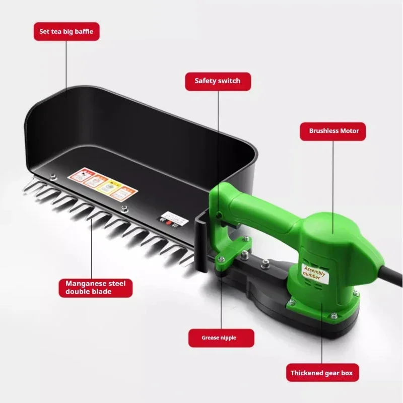 

Tea Picker Charging Brushless Electric Trim Handheld Lithium Battery Small Household Single Person Tea Picking 800w