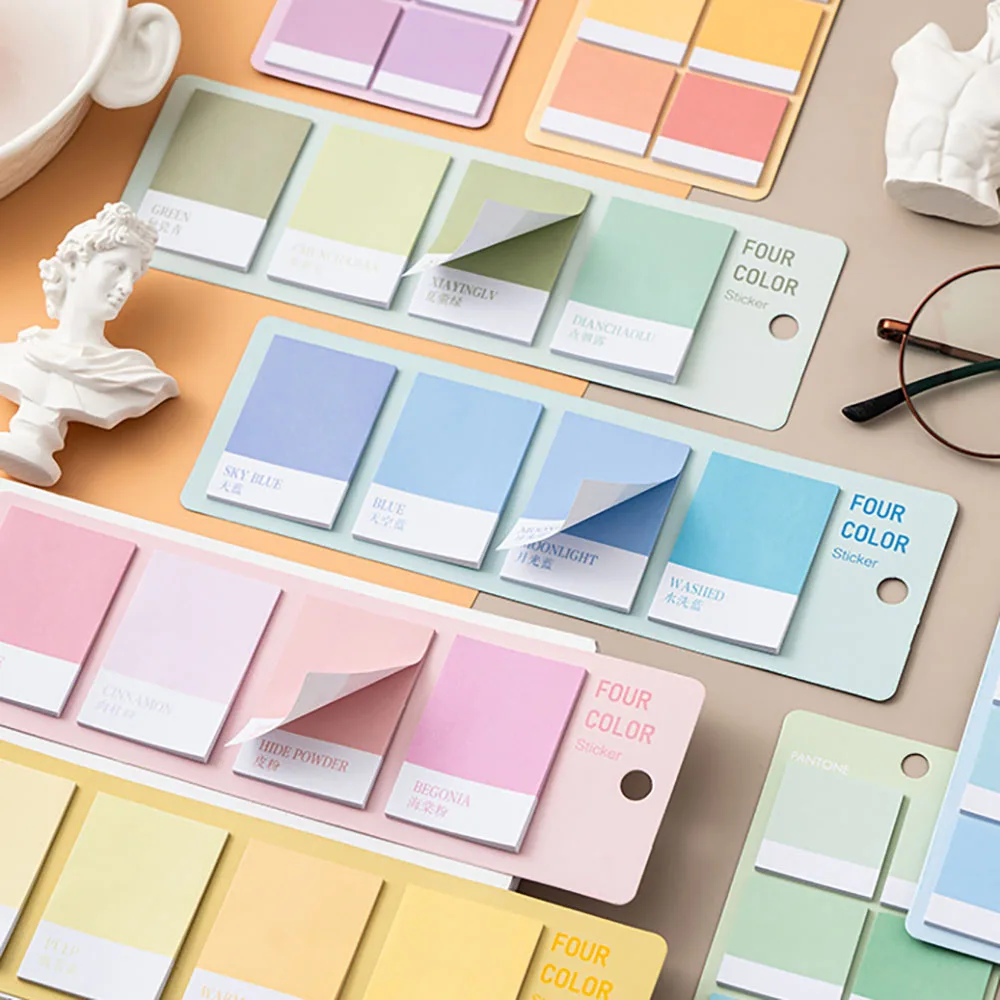120 stickers Color card type convenience stickers, color index stickers, classification labels, bookmark markers stickers