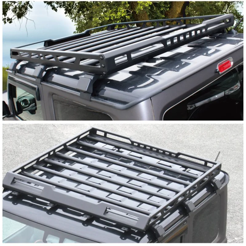 

Luggage Rack Modification Accessories Aluminum Alloy Cargo Roof Rack Bar For Suzuki 2019 2020 2021 Jimny JB74 JB64 JB74w