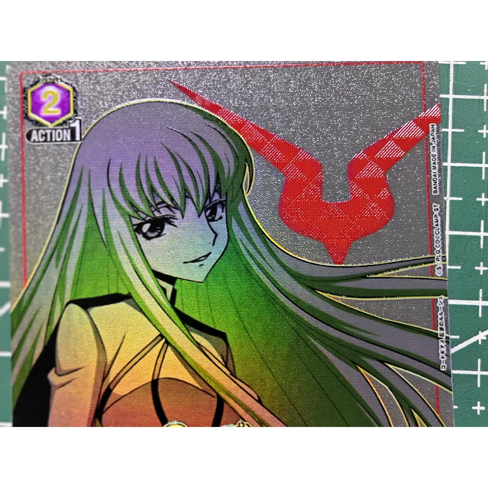 CÓDIGO GEASS Lelouch da Rebélião UA UNION ARENA Coleção Cartão Lelouch Lamperouge C.C. Flash Refrativo Texturizado Presentes para Crianças