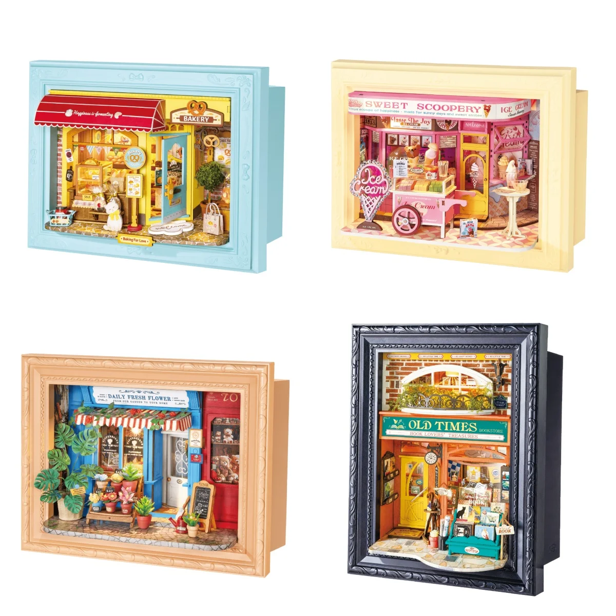 �y�Z�[�����zROBOTIME Rolife 3D�V���h�E�{�b�N�XLED���C�g�A�b�v�ؐ��p�Y���i�z���t���j�L���[�g�ȉƂ̑����A���S�Ҍ���DIY�L�b�g�i�e�B�[�������j