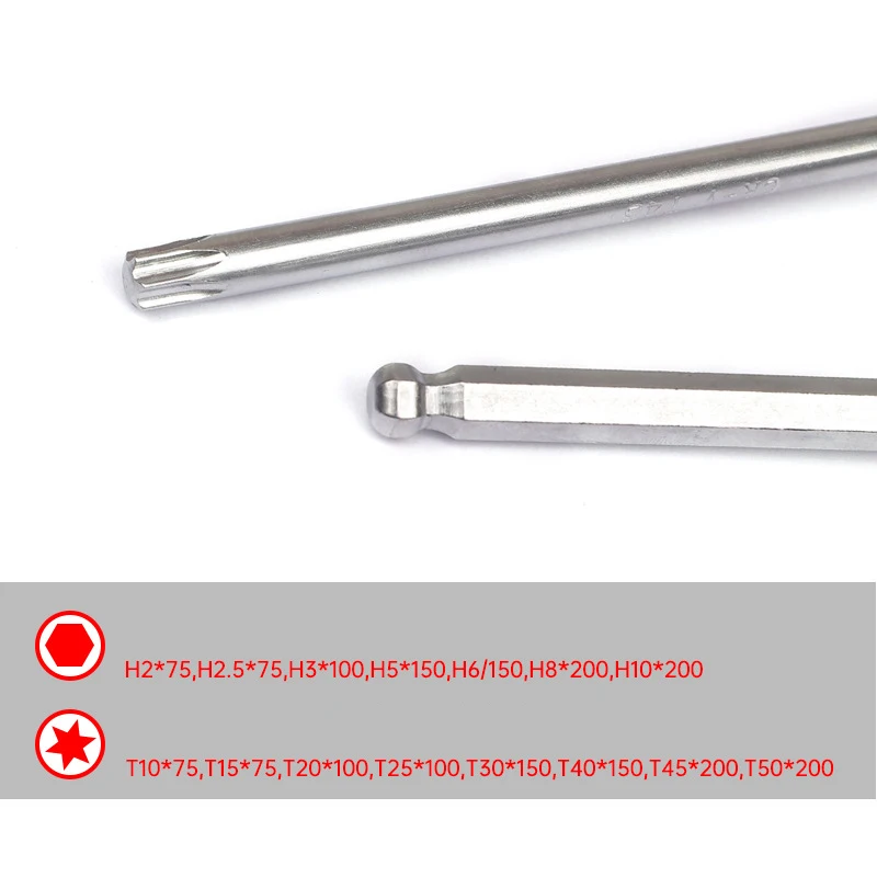 Universal T-Handle Hexagon Wrench Set, Chave Allen, Torx, chave inglesa, porca de parafuso Driver, Auto Reparação Móvel, Ferramenta Mão, 16 pcs
