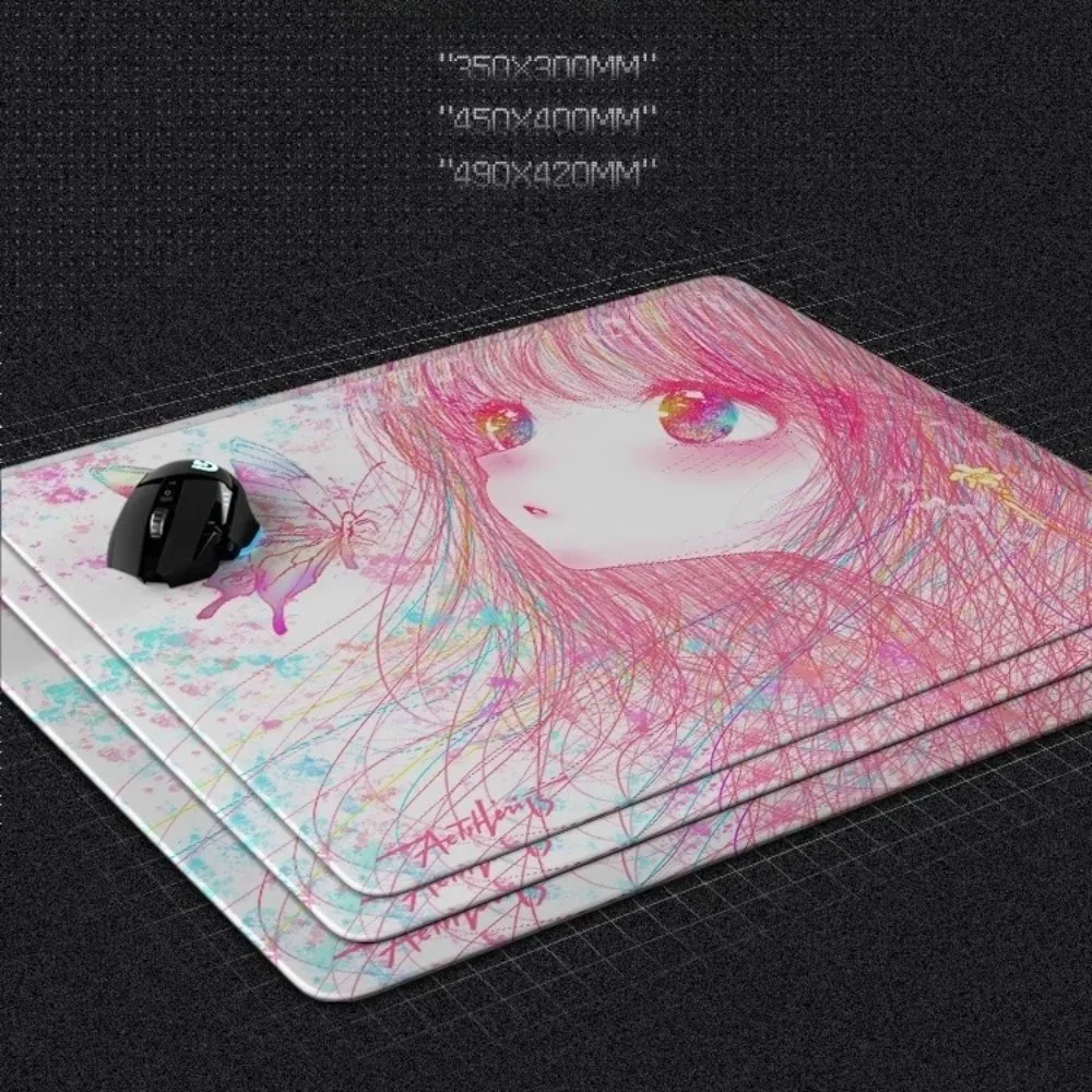 Aetheris Butterfly Mousepad Smooth Large Desk Mat Super Soft Polyurethane Base Class 99 Surface Skin-friendly Gaming Accessories
