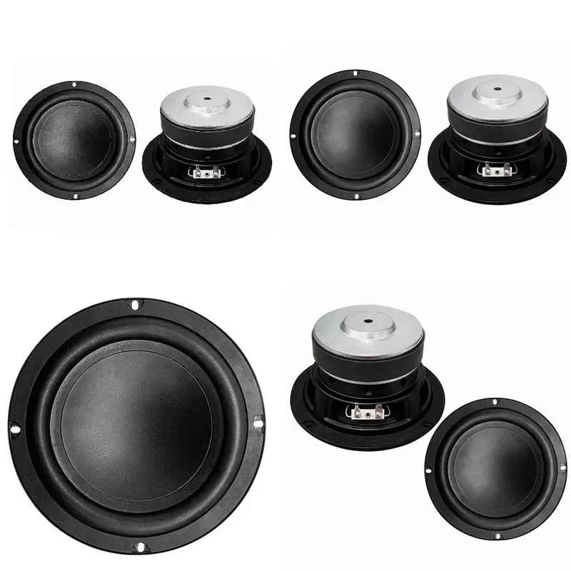 High Performance 6 Inch Car Woofer 100W 4 Ohm 89dB Deep Bass Suitable for Car Audio OEM Customization