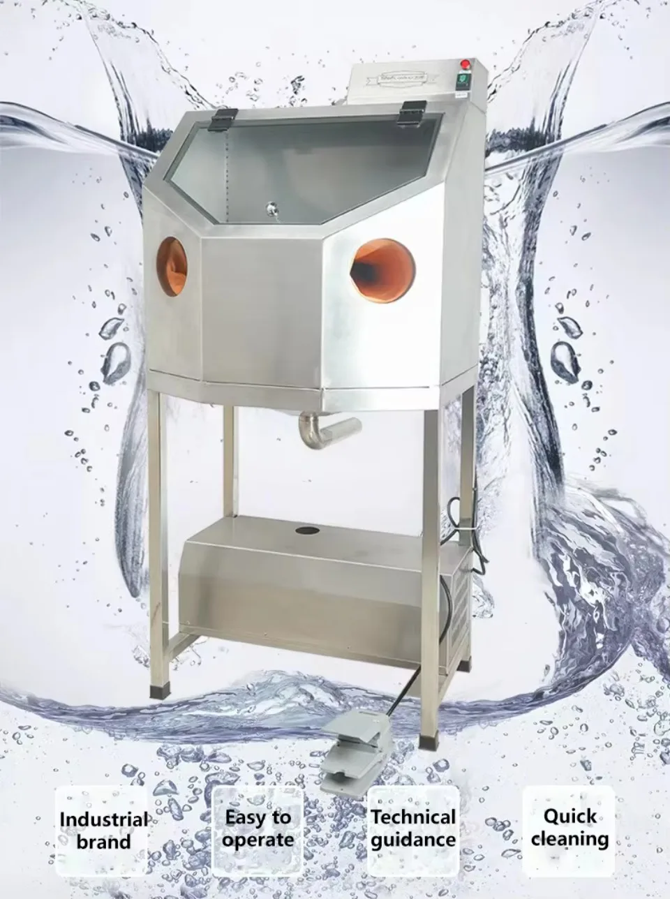 ff.&High  Plaster Cleaning Machine Fast Remove PlasterPowder Residue For Casting Jewelry Surface Industrial Washer Equipment-h#