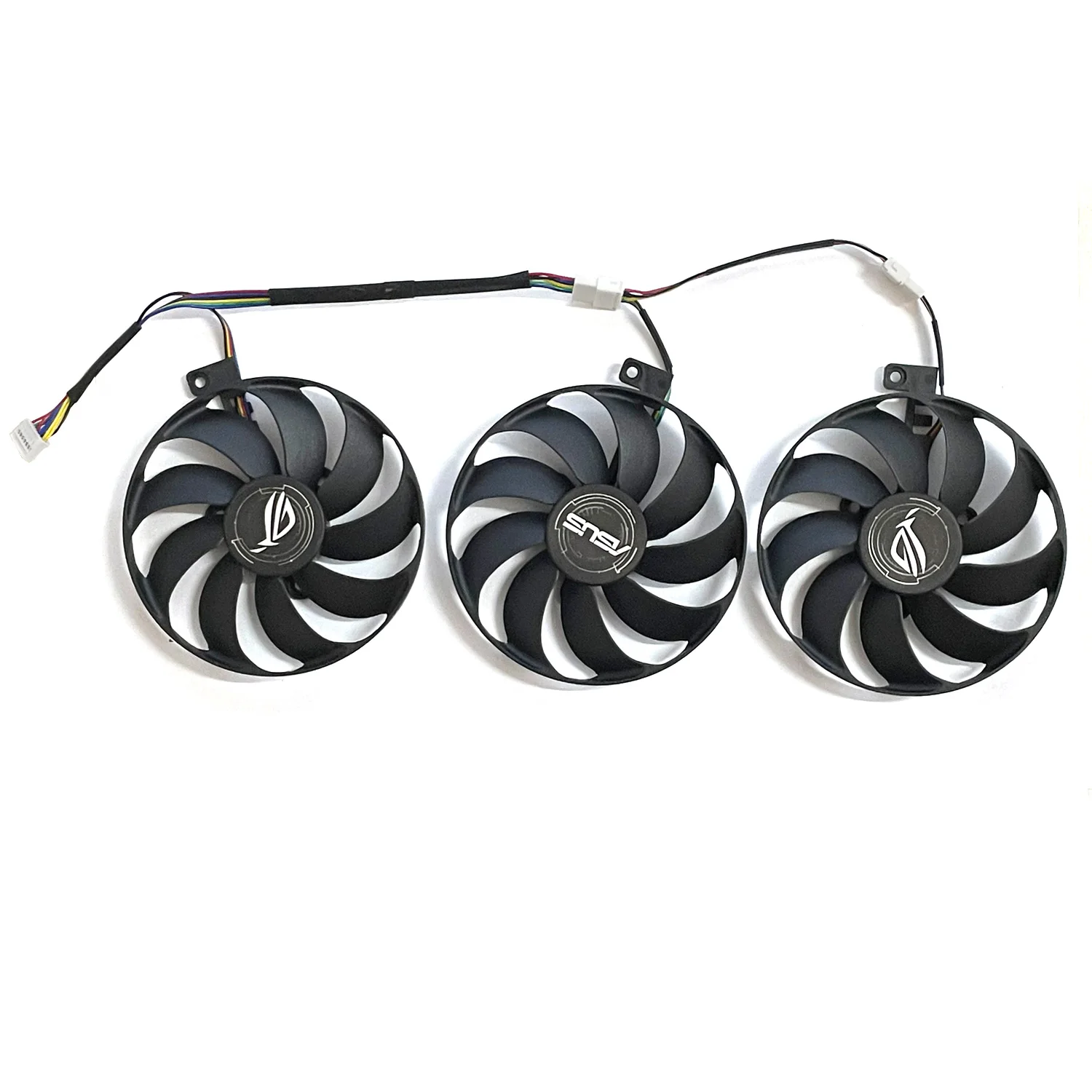 ASUS RTX2070 ROG Strix-Geforce RTX 2060 Super 2080 Ti RX 5600 XT RX 5700XT 그래픽 카드 팬용 87mm T129215SU DC 12V 0.5A 7 핀