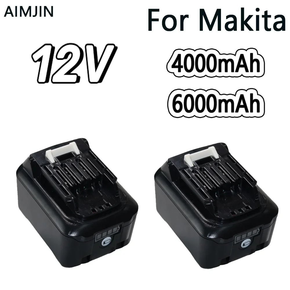 

12V 4000mAh/6000mAh Rechargeable Battery Power Tools for Makita BL1016 BL1041B BL1021B MT01Z FD07Z PH05Z PH04Z RJ03Z SH02Z FD06Z