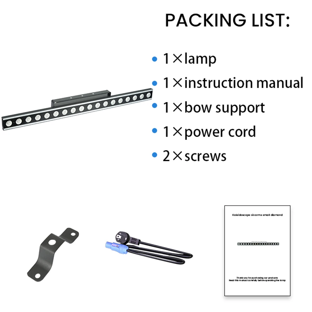 Luz de pared de 18LED, 120W, RGBW, Fiesta Disco, luces de barra estroboscópicas, equipo de escenario para DJ, concierto, boda, teatro, decoración de Navidad