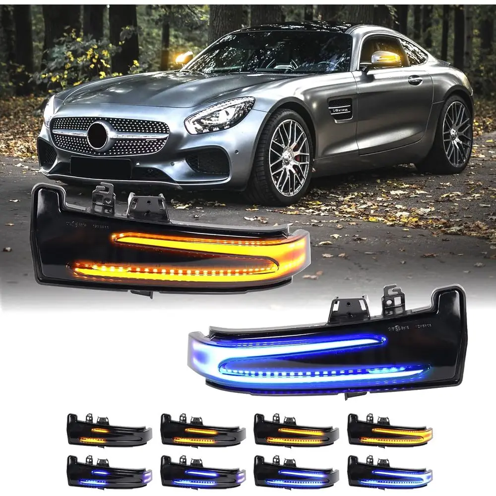 

Sequential Side Mirror Turn Signal Lights or Mercedes Benz A/B/C/E/S/CLA/GLA/GLK/CLS Class W204 W176 W212 W246 W221 C250 C300 20