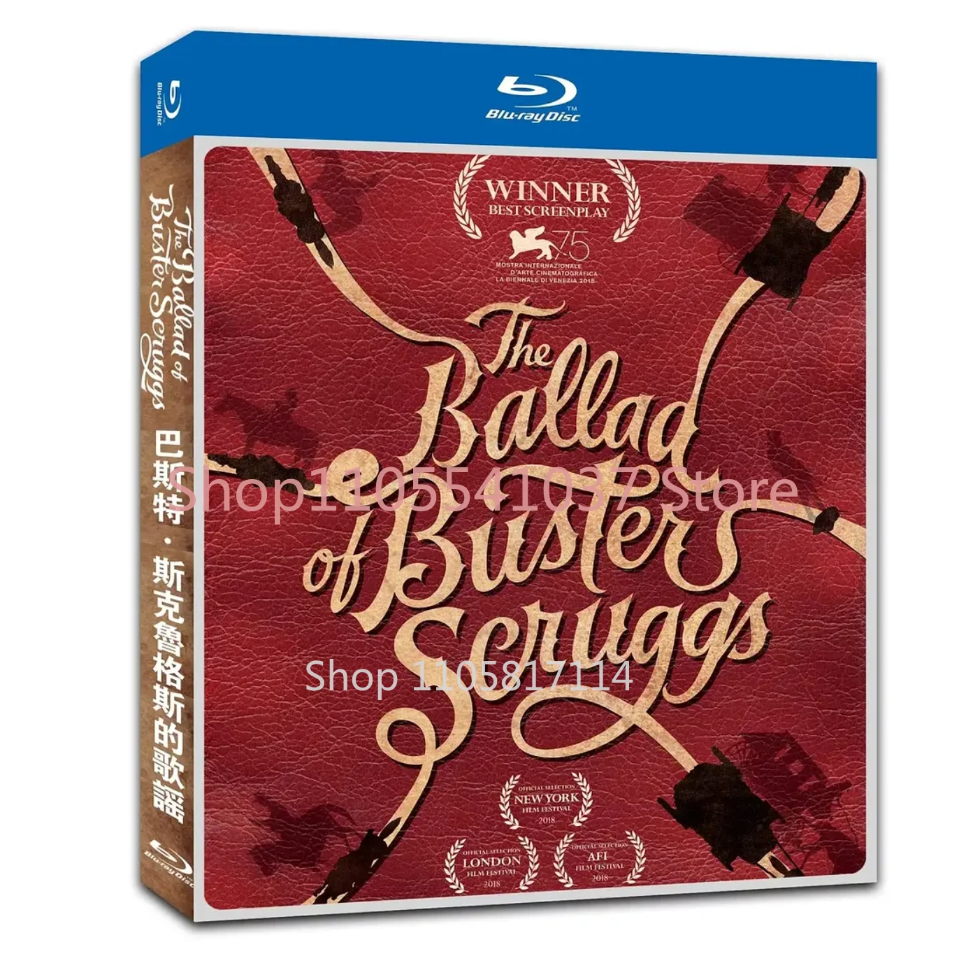 The Ballad of Buster Scruggs 2018 Blu-ray Disc BD Western Comedy Drama Movie Collection Blu-ray disc High Definition BD YIHUI