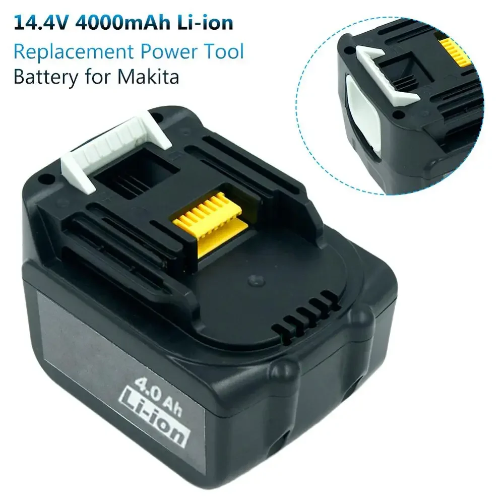 14.4V 4000mAh BL1430 BL1440 BL1450 Lithium-Ion Rechargeable Battery for Makita Cordless Power tool  194558-0 194559-8