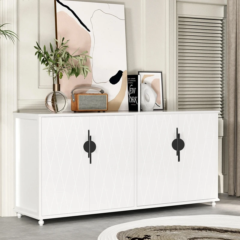 Simple Semi-Circular Black Handle Nordic Style Cabinet Door Cabinet Drawer Cabinet Zinc Alloy Handle