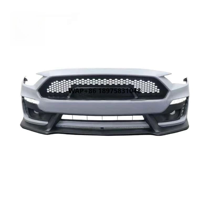 2018-2023 Fast Shipping FRP Material Front Bumper Cobra Front Bumper Large Body Kit Suitable for Mustang New Model