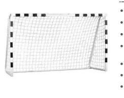Equipo de entrenamiento deportivo duradero de portería de fútbol de entrenador de acero portátil 300x200x90cm