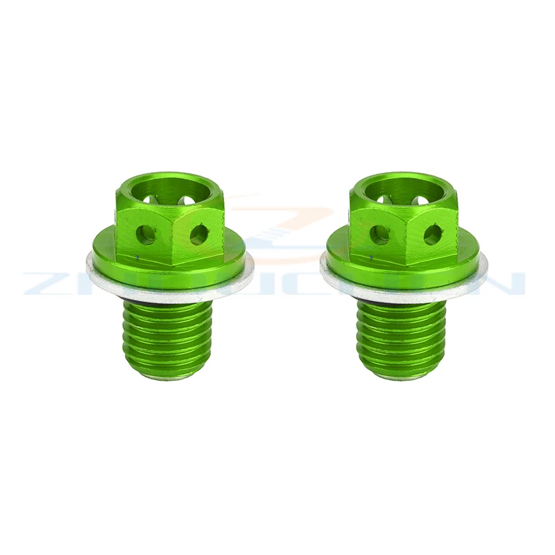 2pcs M12 Magnetic Oil Drain Bolt Plug Screw For 50cc 70cc 90cc 110cc 125cc Pit Dirt Monkey Bike ATV Quad CRF50 XR50 ATC70