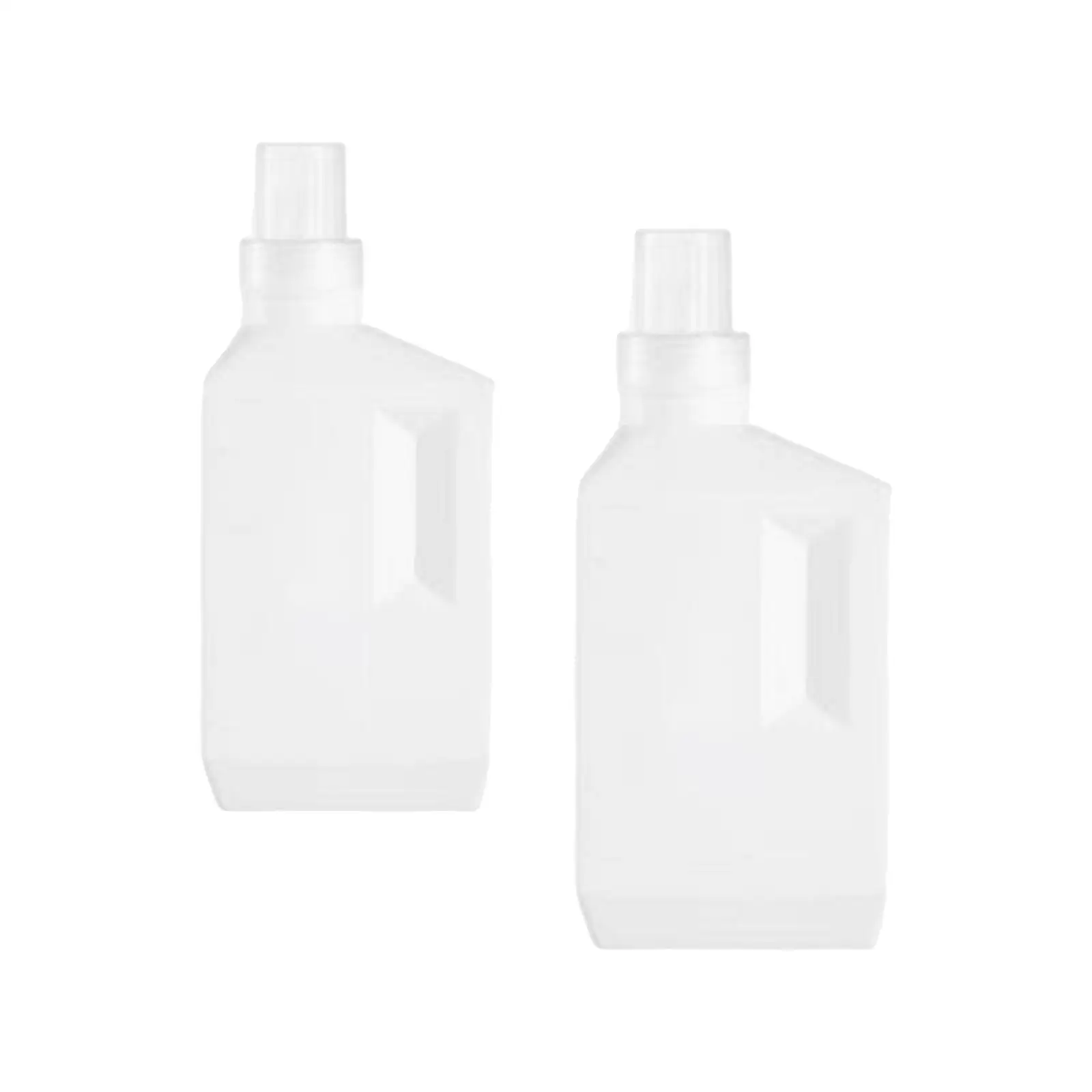 PE Laundry Liquid Detergent Storage Container White, Detachable Bottle Mouth for