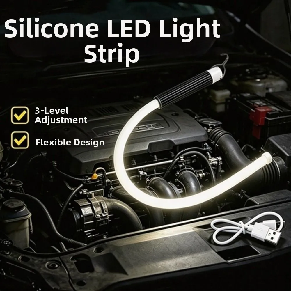 High Lumens LED Flashlight Stick Colorful Rechargeable Bendable LED Light Bar Silicone Waterproof LED Work Lights