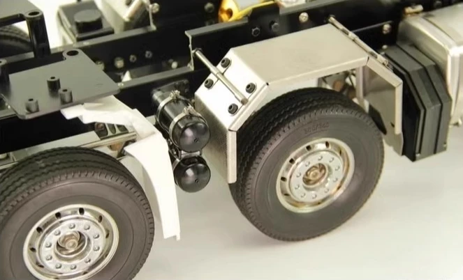 Symulowany Metalowy Zbiornik Gazowy Dekoracja Do Ciężarówki RC Tamiya 1/14 Przyczepa Wywrotka Scania Benz Actros Volvo MAN Części DIY