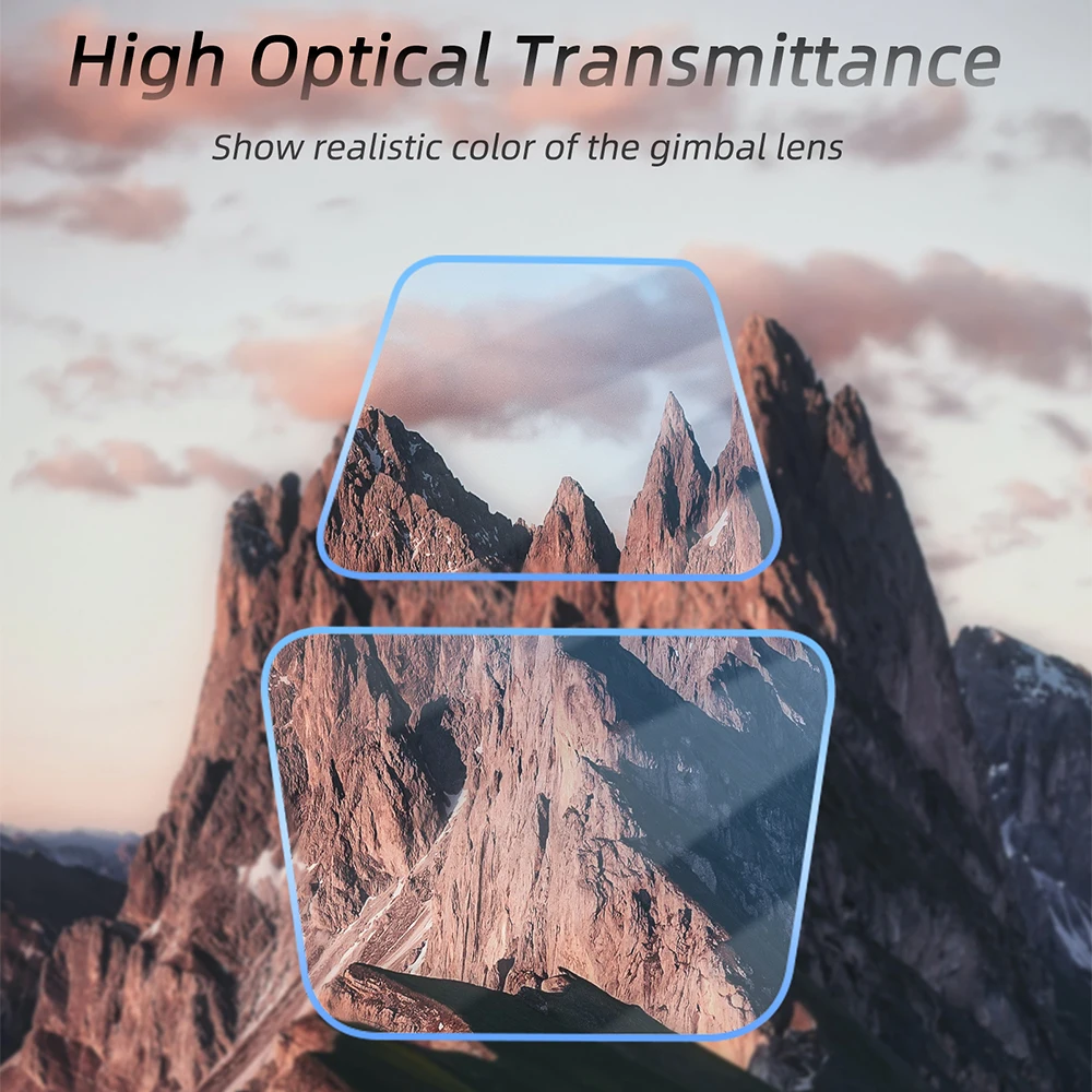 Objektivschutz für DJI Air 3S Drohne Kameraschutz Ultra-HD gehärtetes Glas Anti-Kratz-Objektiv Schutzfolie Zubehör
