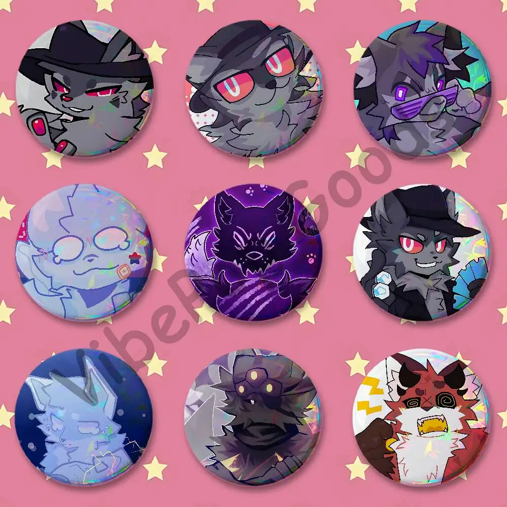 N-Nightcrawler K-KaijuS P-ParadiseS Custom Badges 75mm 44mm 25mm 32mm 58mm Hat Backpack Accessories Toys Collect Gifts Large