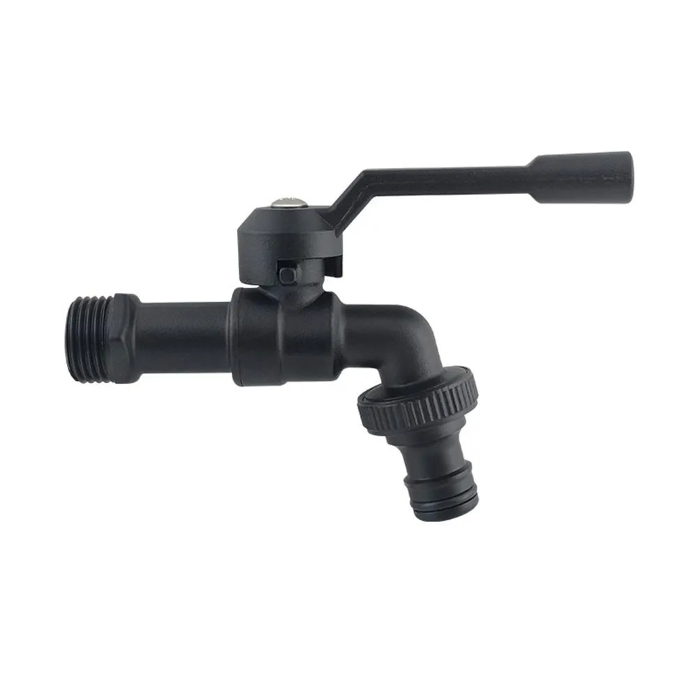 

Basin Faucet Black Brass Garden Hose Faucet Anti-Freeze Dual Outlet Anti-Freeze Bibcocks Washing Machine Bibcocks Household