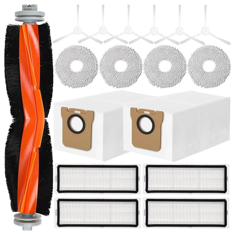 A84G-For Dreame L10s Ultra/L10 Ultra/L10s Ultra/Dreame L10S/S10/S10pro/Xiaomi X10 Vacuum Cleaner Main Side Brush Filter Parts