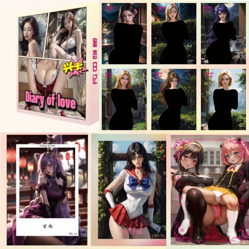 섹시한 여신 러브 다이어리 아름다운 카드 유니폼, 블랙 실크 로리타 웨딩 원피스, 로리 수영복, 메이드 카드, 성인 취미